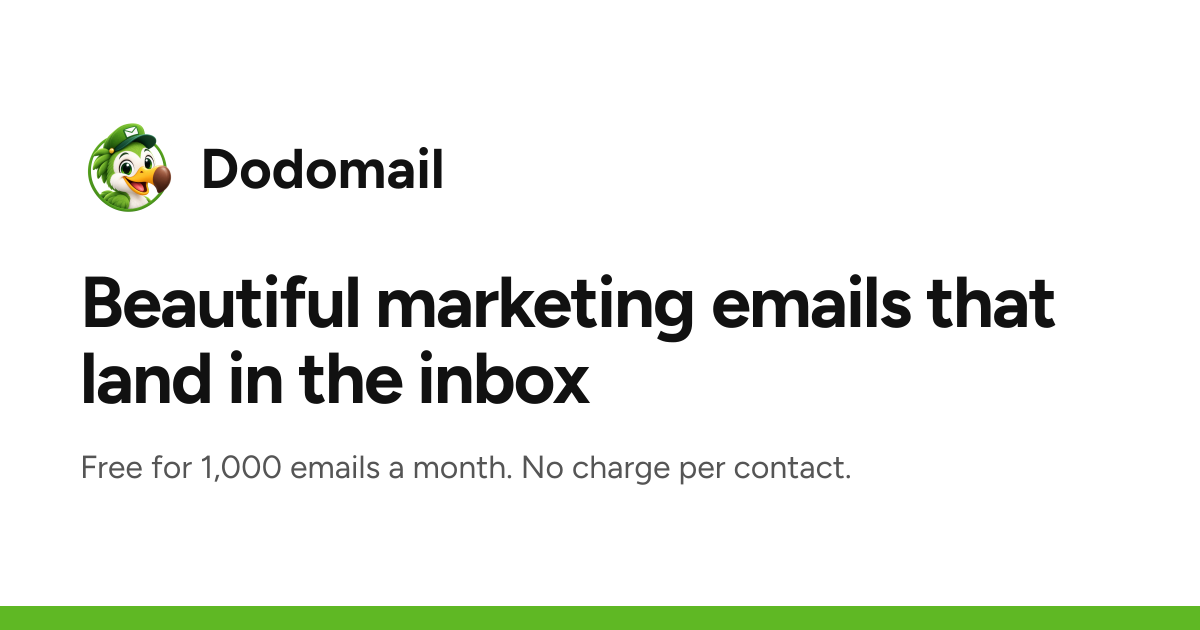 I made a beautiful mailchimp alternative.
